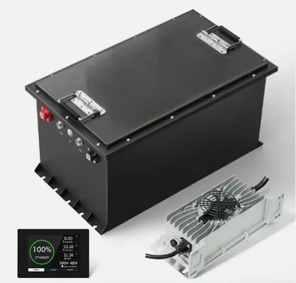 Καλή τιμή 51.2V 100Ah LiFePO4 48v μπαταρία λίθιο γκολφ με BMS 5.12KWH σε απευθείας σύνδεση